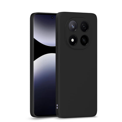 Pikkme black Matte mobile back cover for Redmi Note 14 Pro Plus 5G