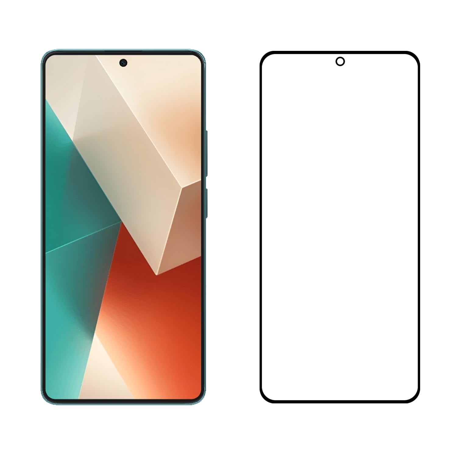 Pikkme tempered glass screen guard for Redmi Note 13 5G – photo 4
