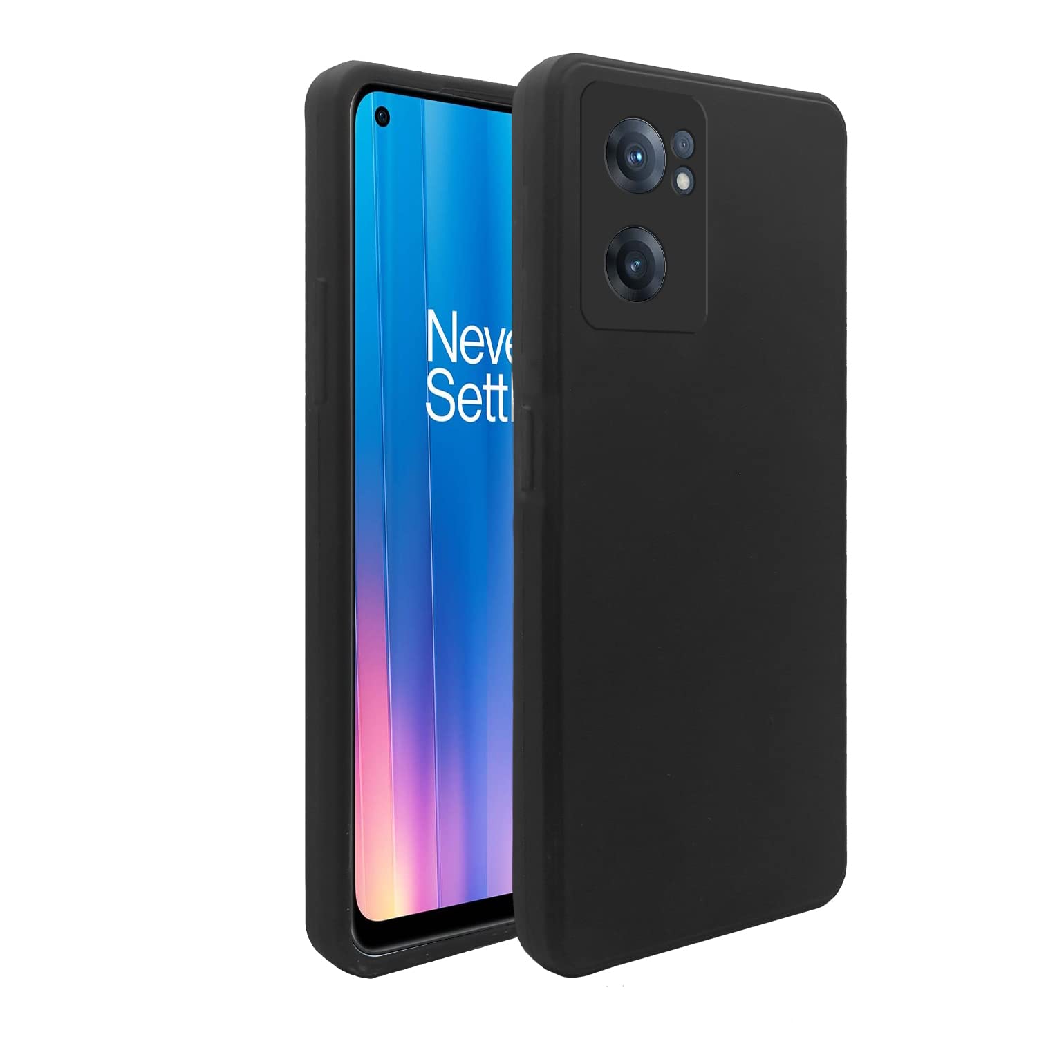 Pikkme OnePlus Nord CE 2 5G Liquid Silicone black mobile cover
