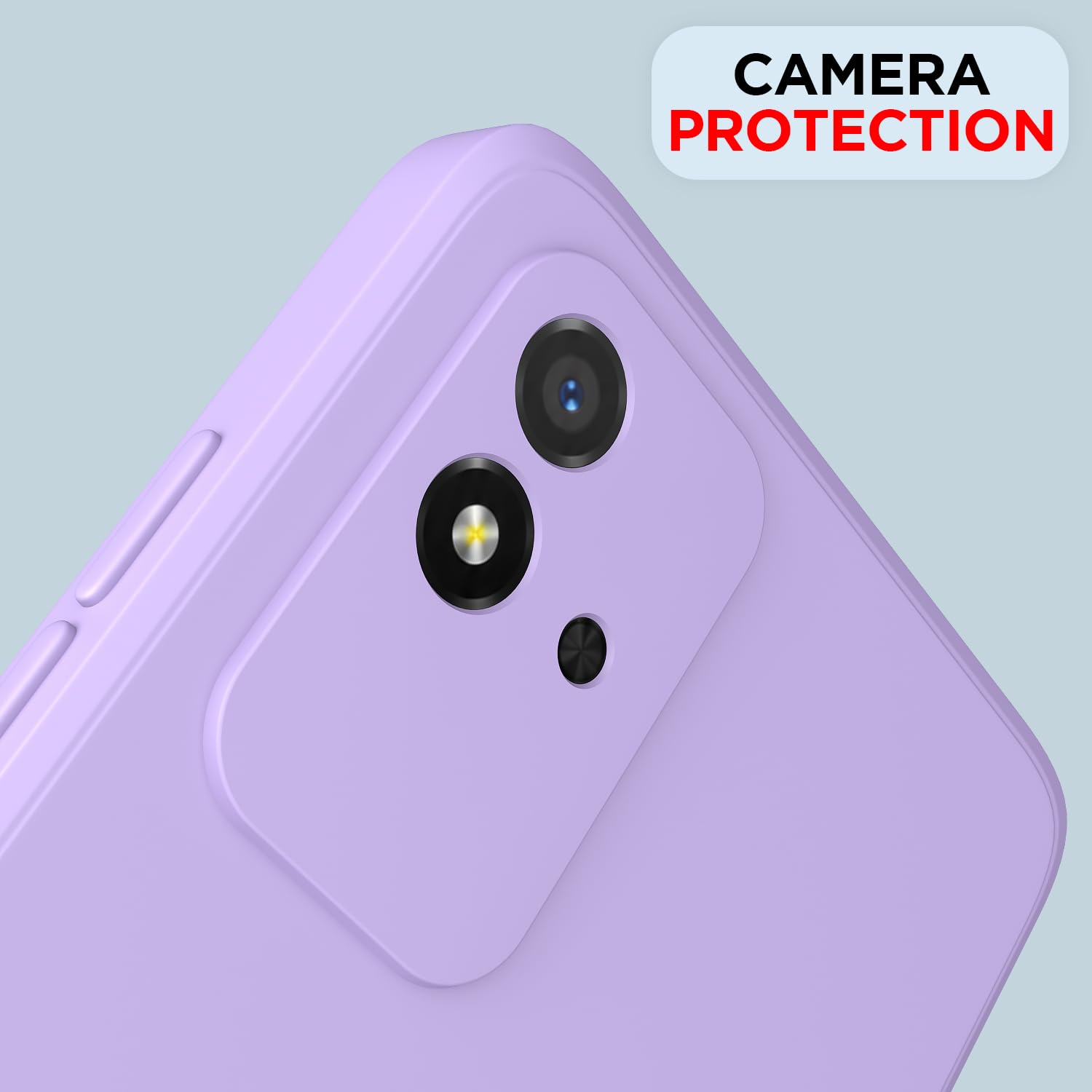 Realme Narzo 50i Matte phone cover in purple by Pikkme – photo 5