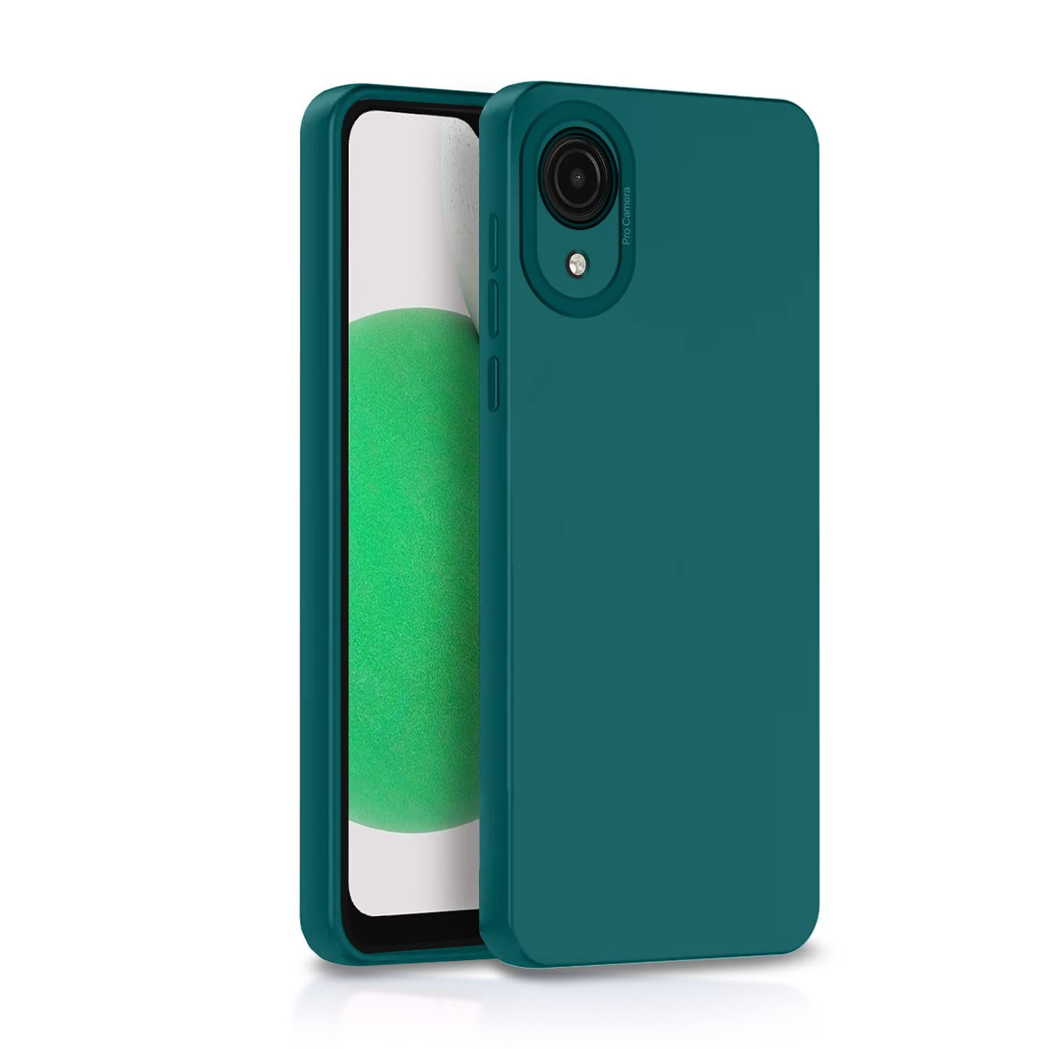  Samsung Galaxy A03 Core Liquid Silicone Back Cover-Green