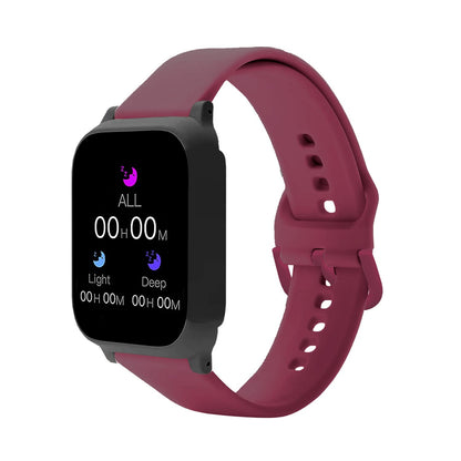 Pikkme Silicone Watch Strap Compatible (Purple)