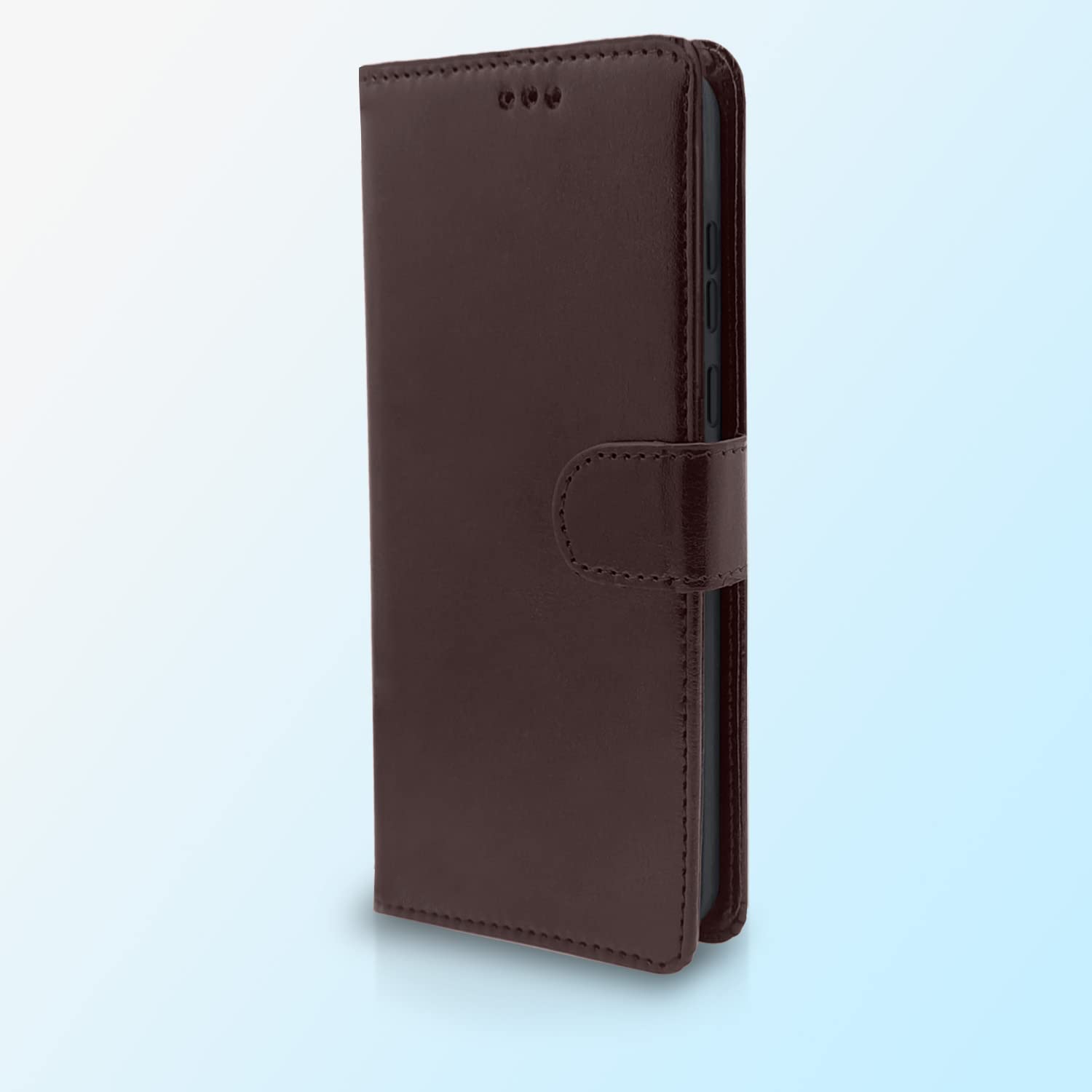 Mi A2 Wallet flip cover in coffee by Pikkme – photo 7