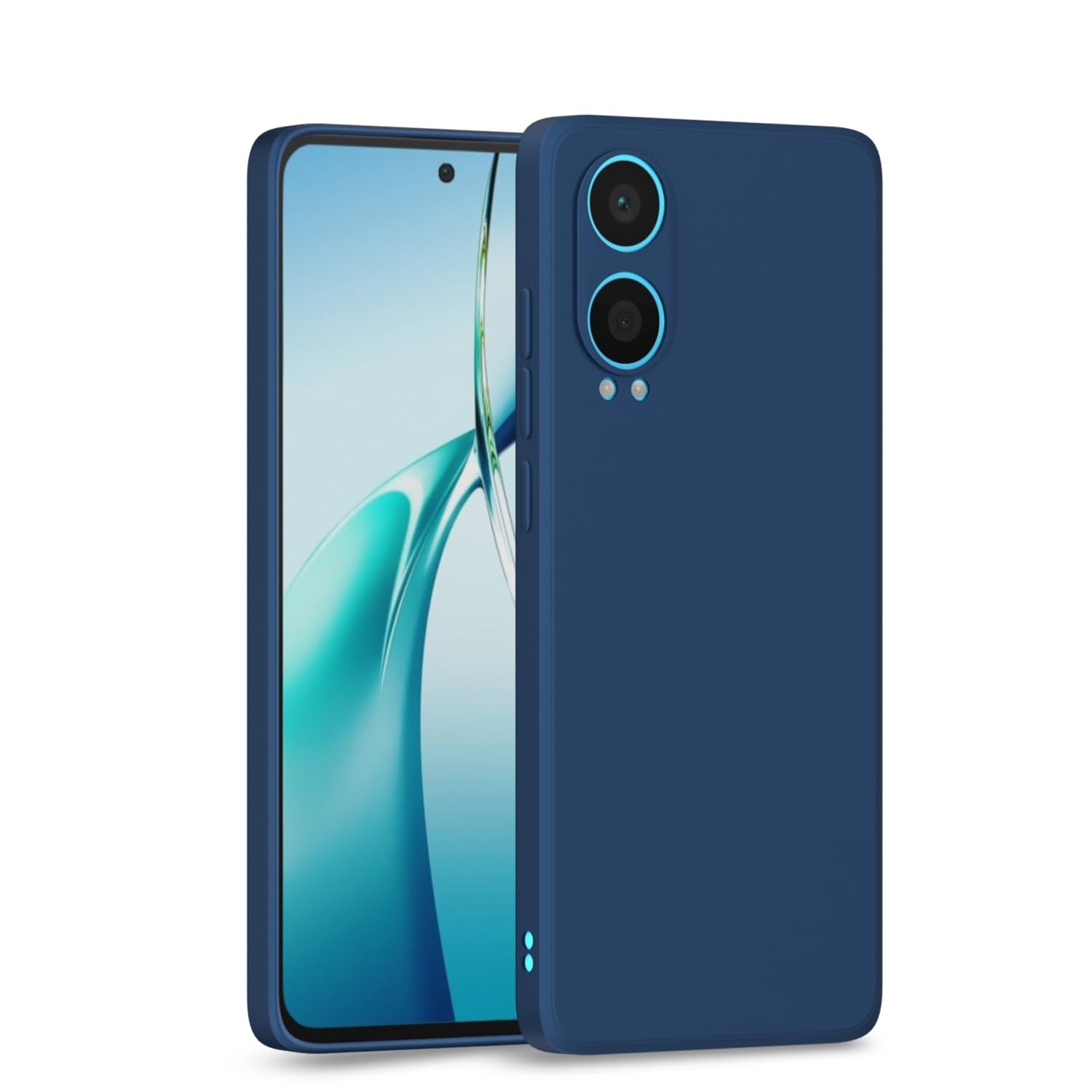 Pikkme  OnePlus Nord CE4 Lite 5G  Liquid Silicone Back Cover - Blue