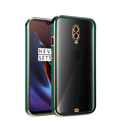 Pikkme OnePlus 6T green mobile back cover