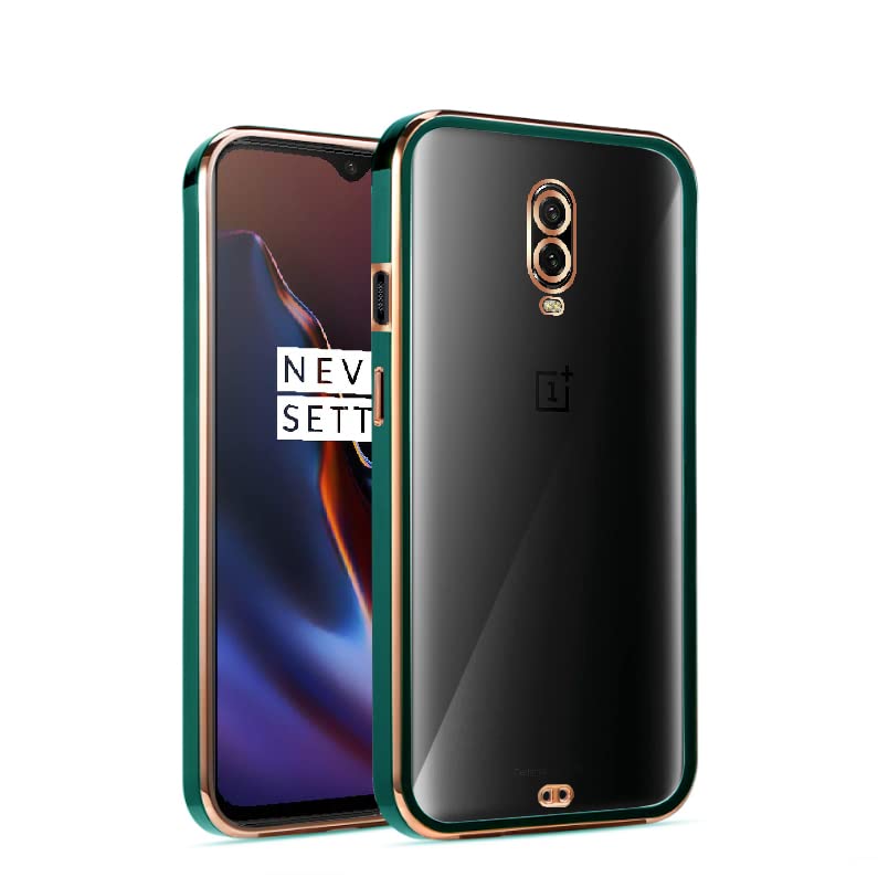 Pikkme OnePlus 6T green mobile back cover