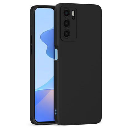 Pikkme Oppo A16 Matte black mobile back cover