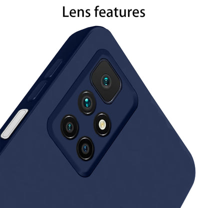Pikkme Redmi 10 Prime Liquid Silicone blue mobile back cover – photo 6
