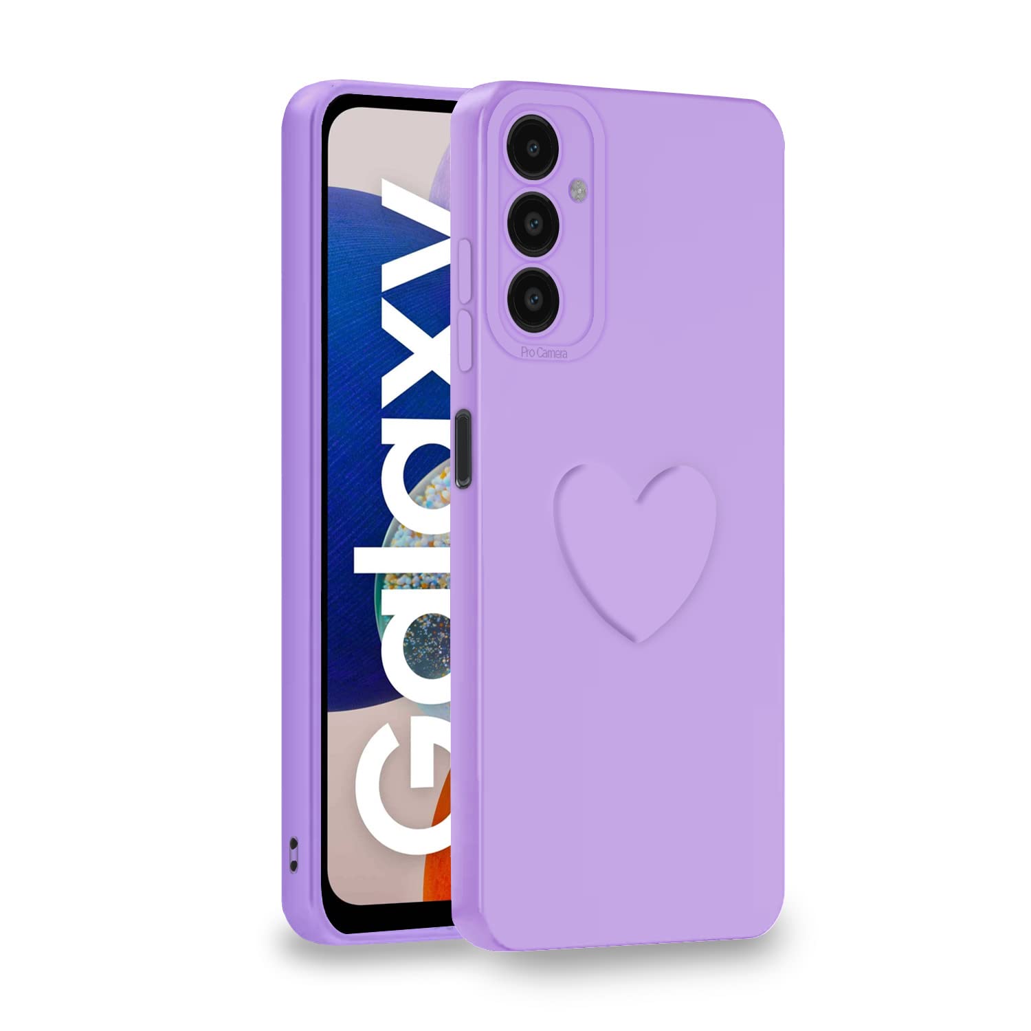 Samsung A14 5G mobile back cover in purple by Pikkme