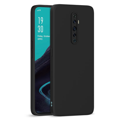 Black Matte mobile back cover for Oppo Reno 12F 5G – Pikkme