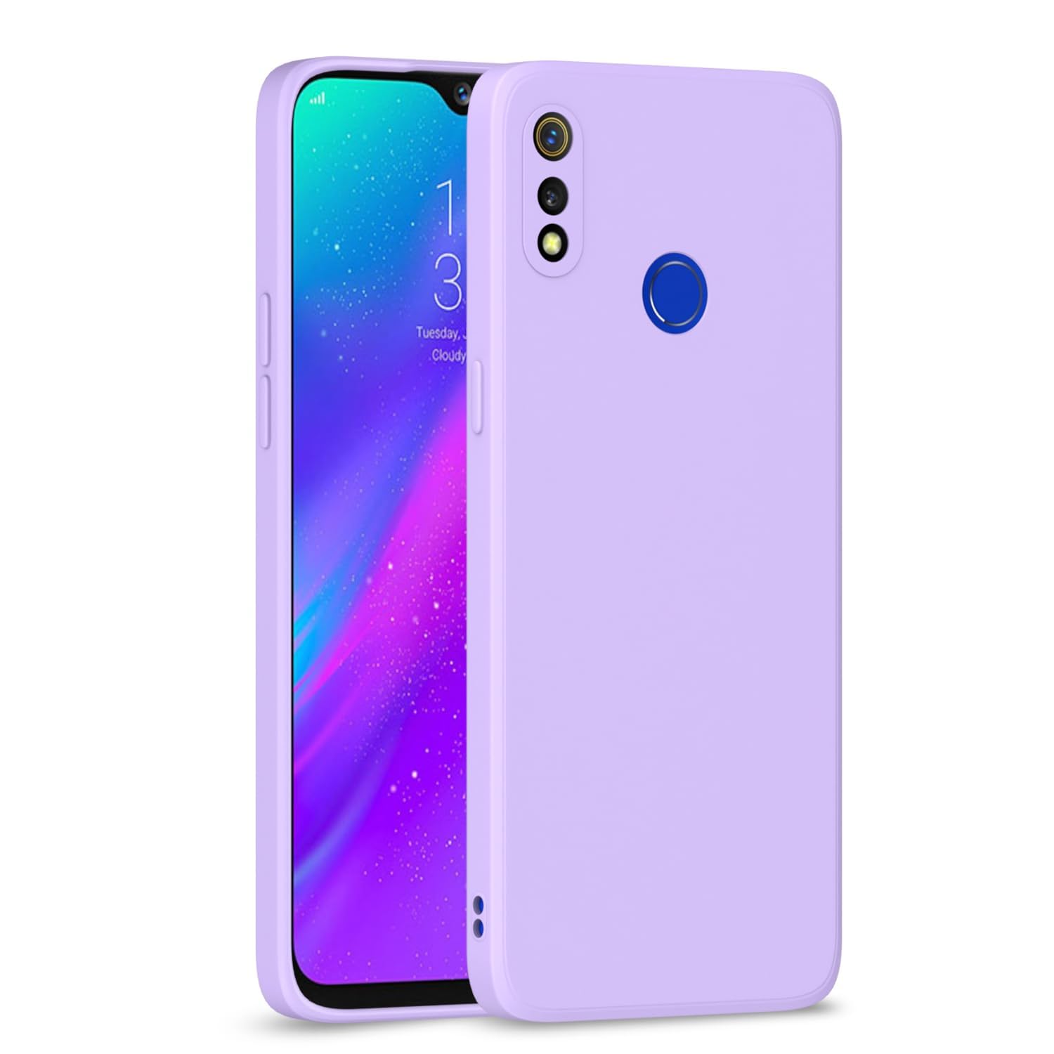 Pikkme Realme 3 purple phone cover