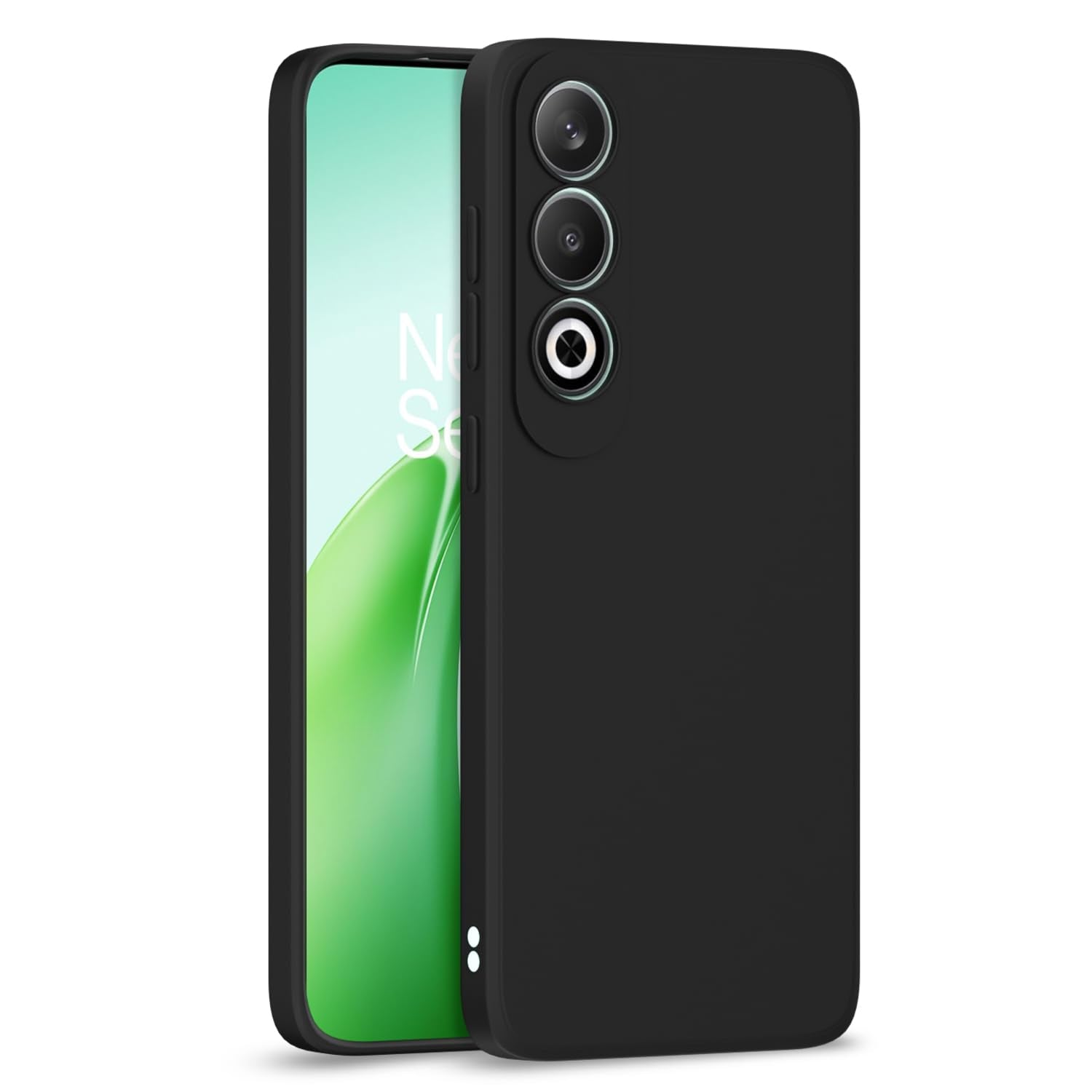 OnePlus Nord Matte mobile back cover in black by Pikkme