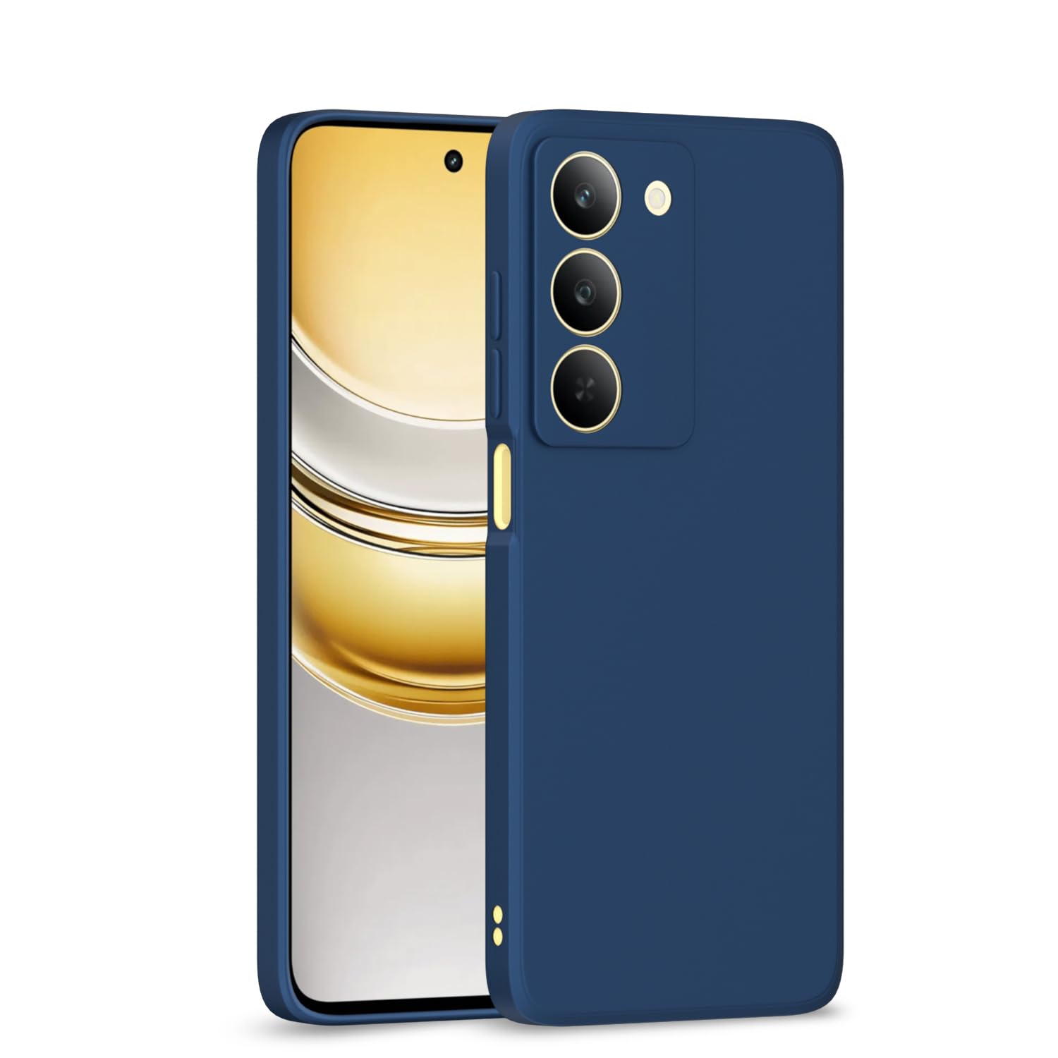 Blue Matte back cover for Realme Narzo 80x/P3x/14X 5G – Pikkme