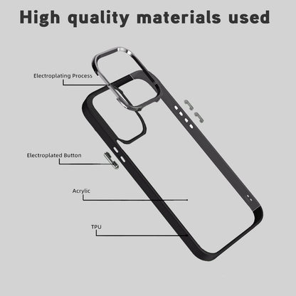 Pikkme Oppo Reno 7 Pro 5G Oppo Reno 7 Pro 5G Chrome Metal Ring Back Cover (Black)