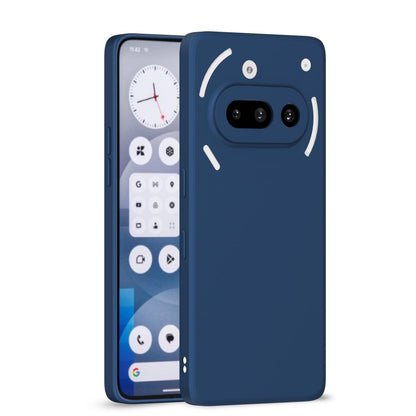 Pikkme Nothing Phone 3A Liquid Silicone Back Cover  - Blue
