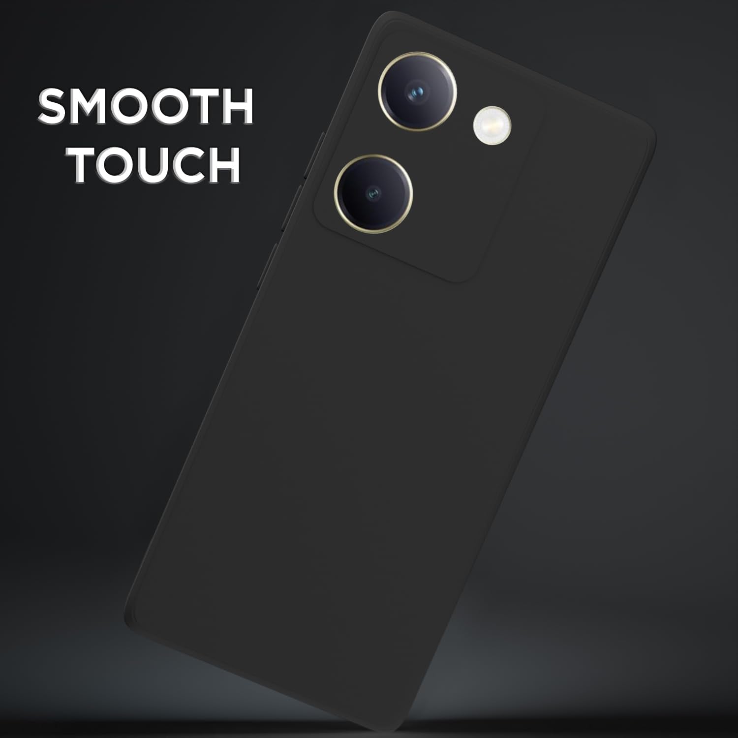 Vivo Y200 Pro 5G Matte back cover in black by Pikkme – photo 2