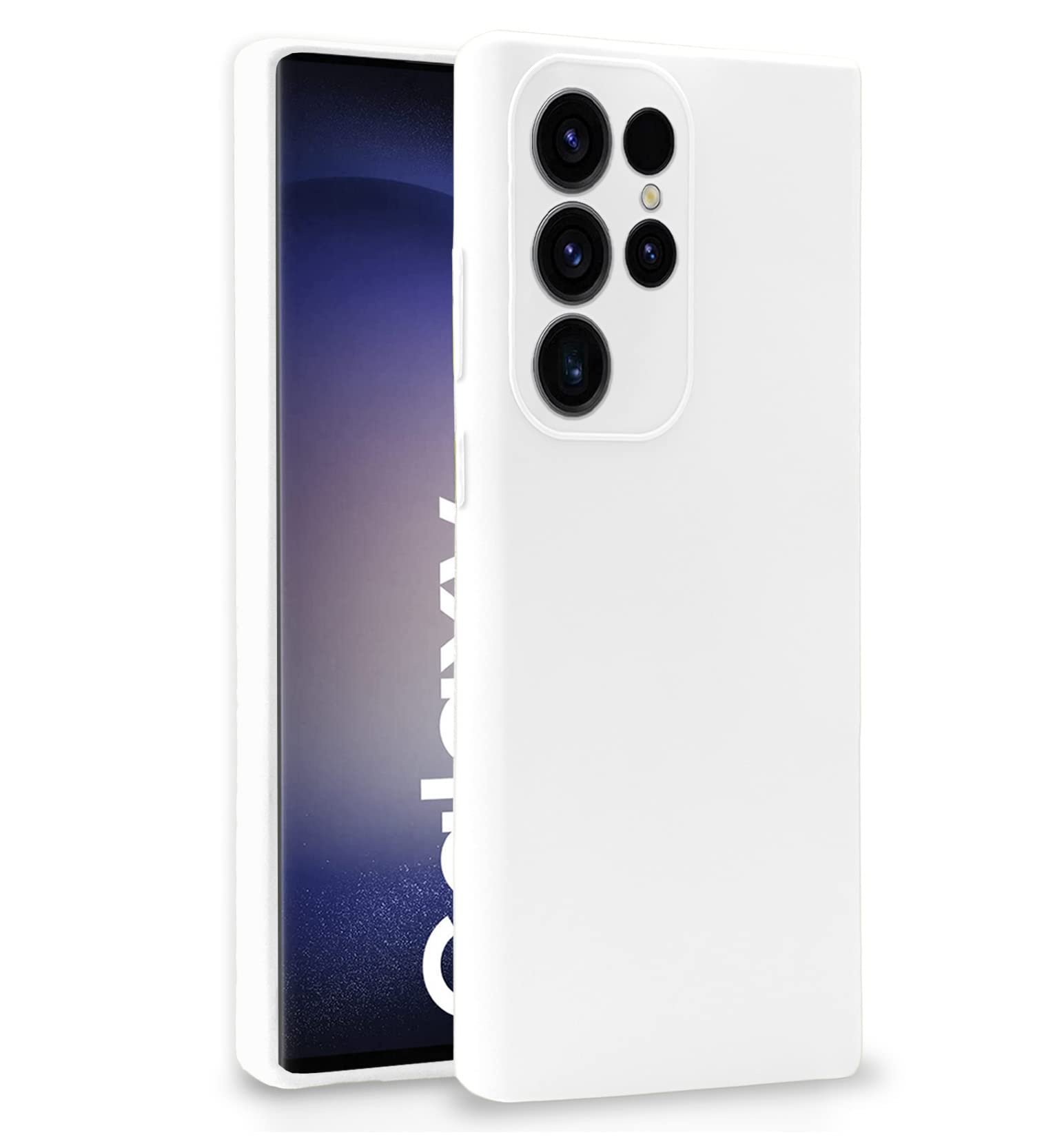 Samsung S23 Ultra 5G phone cover in white by Pikkme