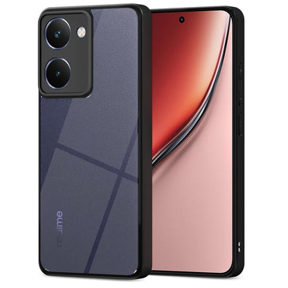 Pikkme Realme P3 Ultra 5G Eagle 2 Shockproof Sleek Hybrid Armor Back cover (Black)