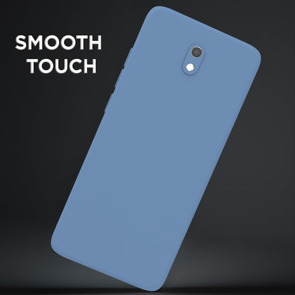 Pikkme  Redmi 8A Soft Matte Silicone Shockproof Case (Aqua Blue)