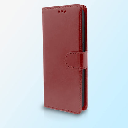 Realme 6 Pro wallet flip cover in brown by Pikkme – photo 5