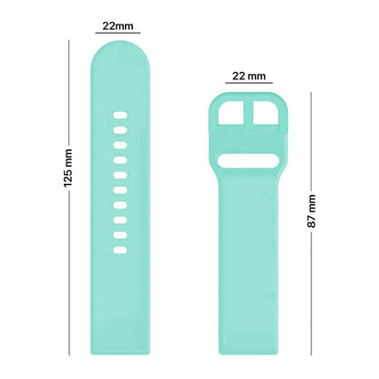Pikkme Silicone Watch Strap (Light Green) – photo 6