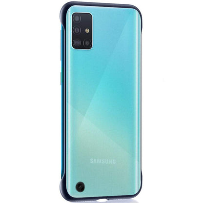 Samsung A51 Frameless phone cover in blue by Pikkme