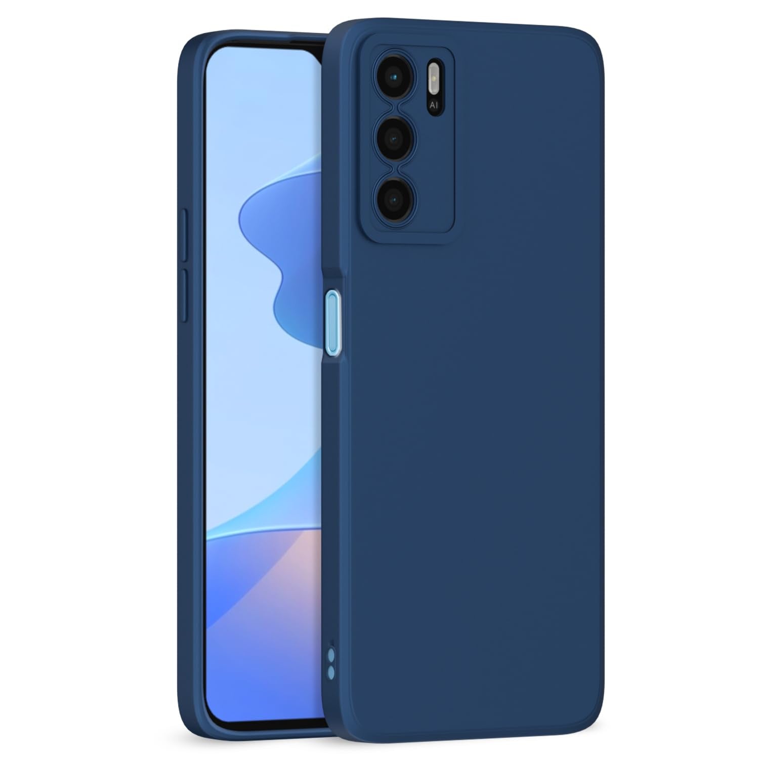 Pikkme Oppo A16 Matte blue phone cover