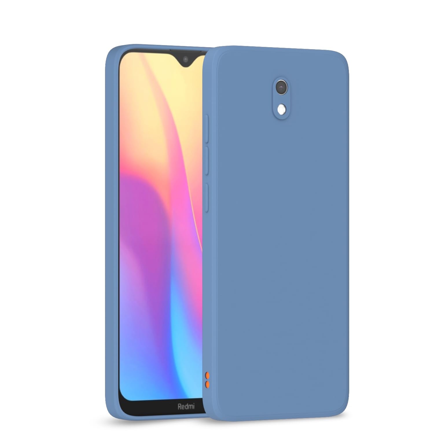 Pikkme  Redmi 8A  Liquid Silicone Back Cover Aqua - Blue