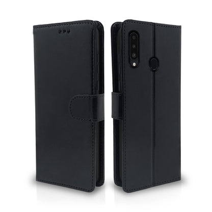   Samsung Galaxy A20s Vintage  Flip Cover  - Black 