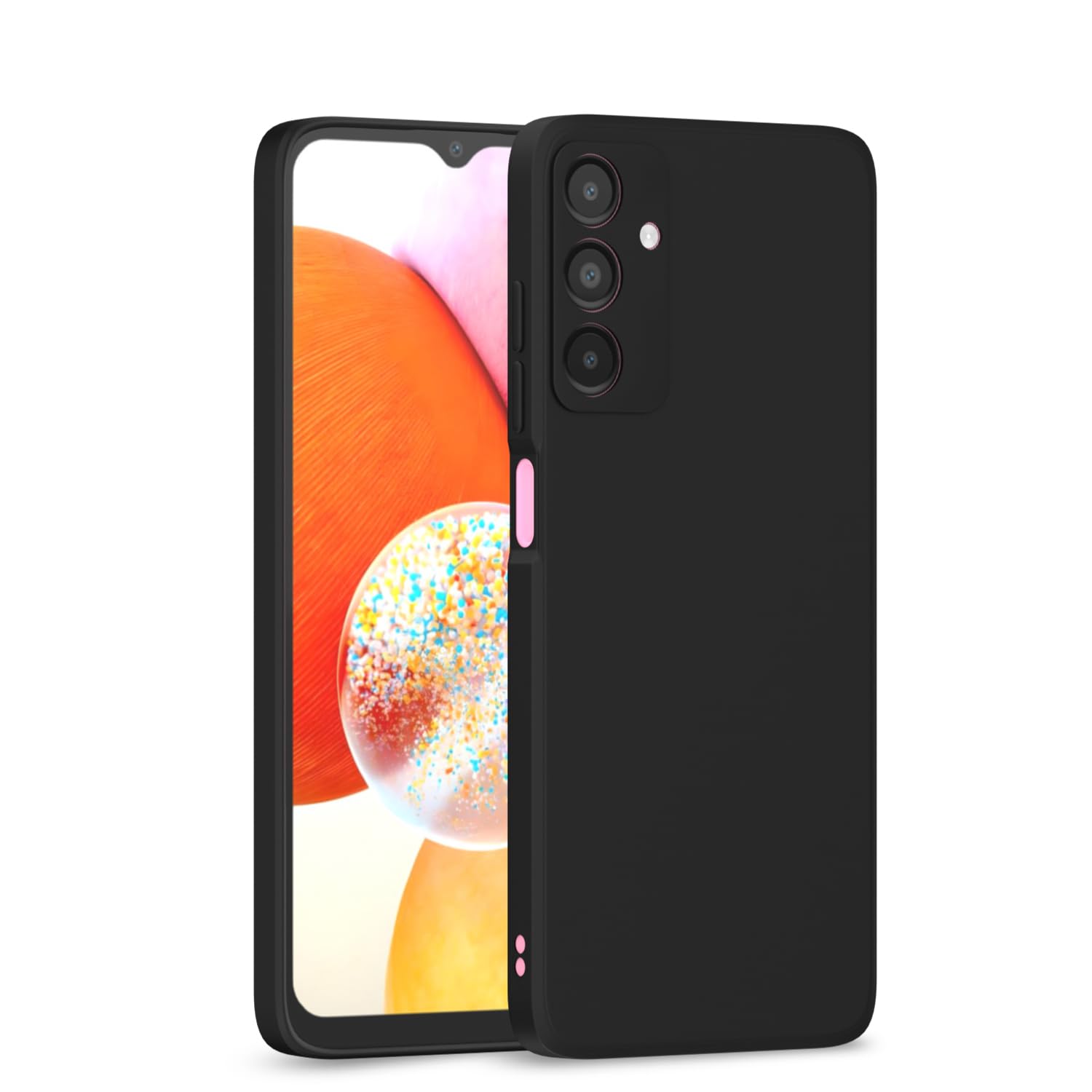 Pikkme Samsung A14 5G Matte black mobile back cover
