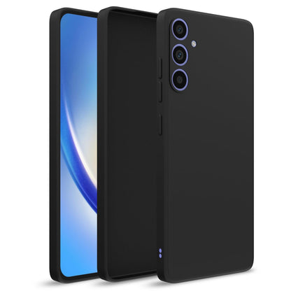 Pikkme sam a34 5g Liquid Silicone Back Cover  - Black