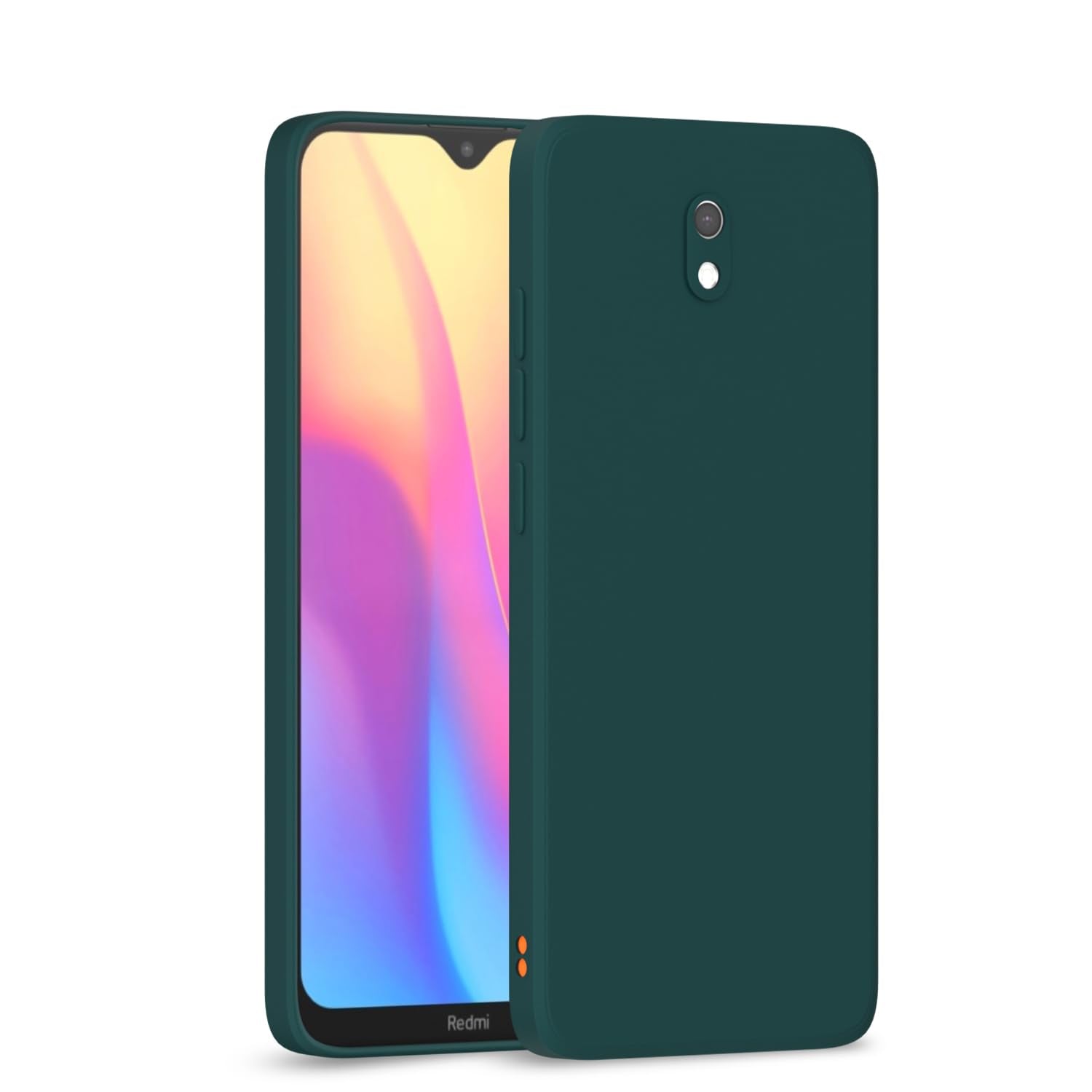 Pikkme  Redmi 8A  Liquid Silicone Back Cover - green