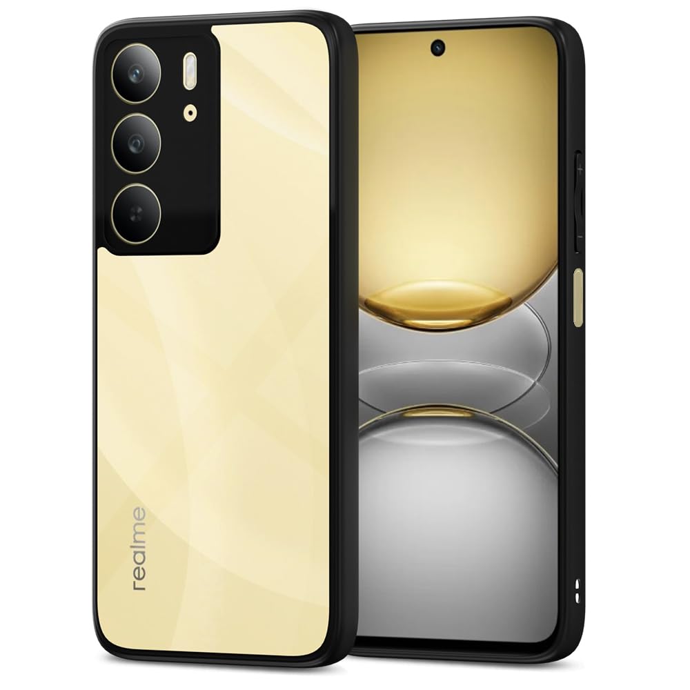 Pikkme Realme C71 Eagle 2 Shockproof Sleek Hybrid Armor Back cover (Black)