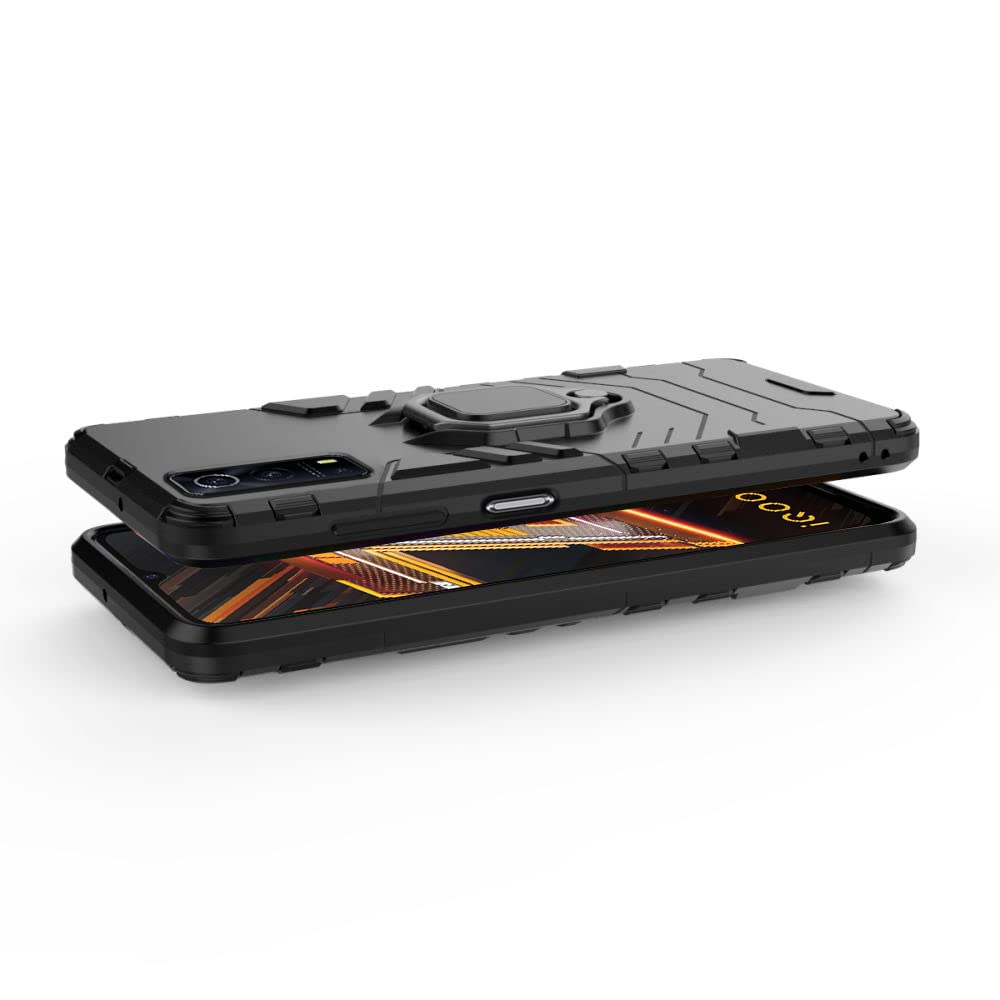 Pikkme black D5 Tough Armor back cover for iQOO Z3 5G – photo 5