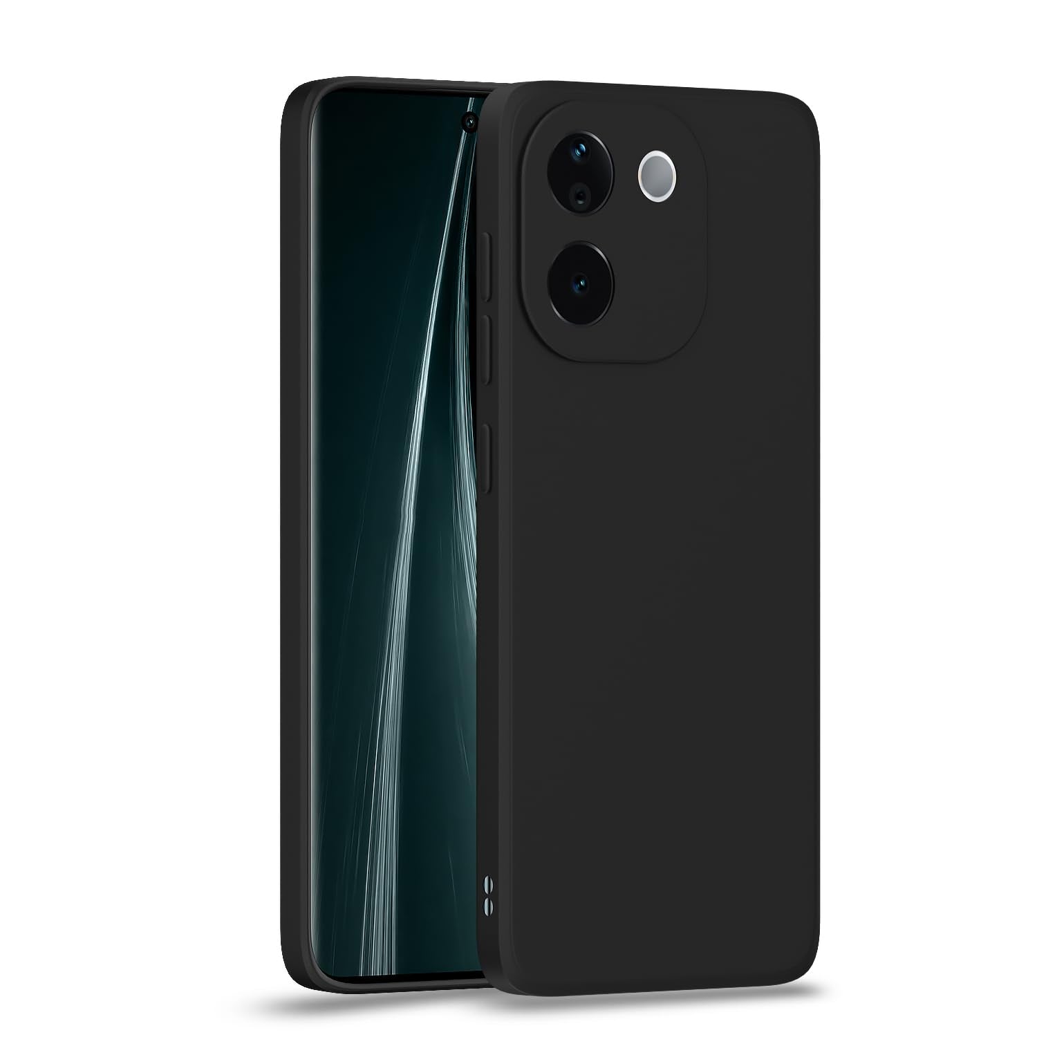 Vivo T3 Pro/iQOO Z9s Pro 5G phone cover in black by Pikkme