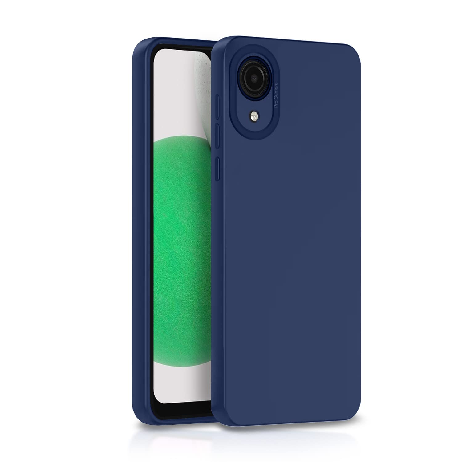  Samsung Galaxy A03 Core Liquid Silicone Back Cover-Blue