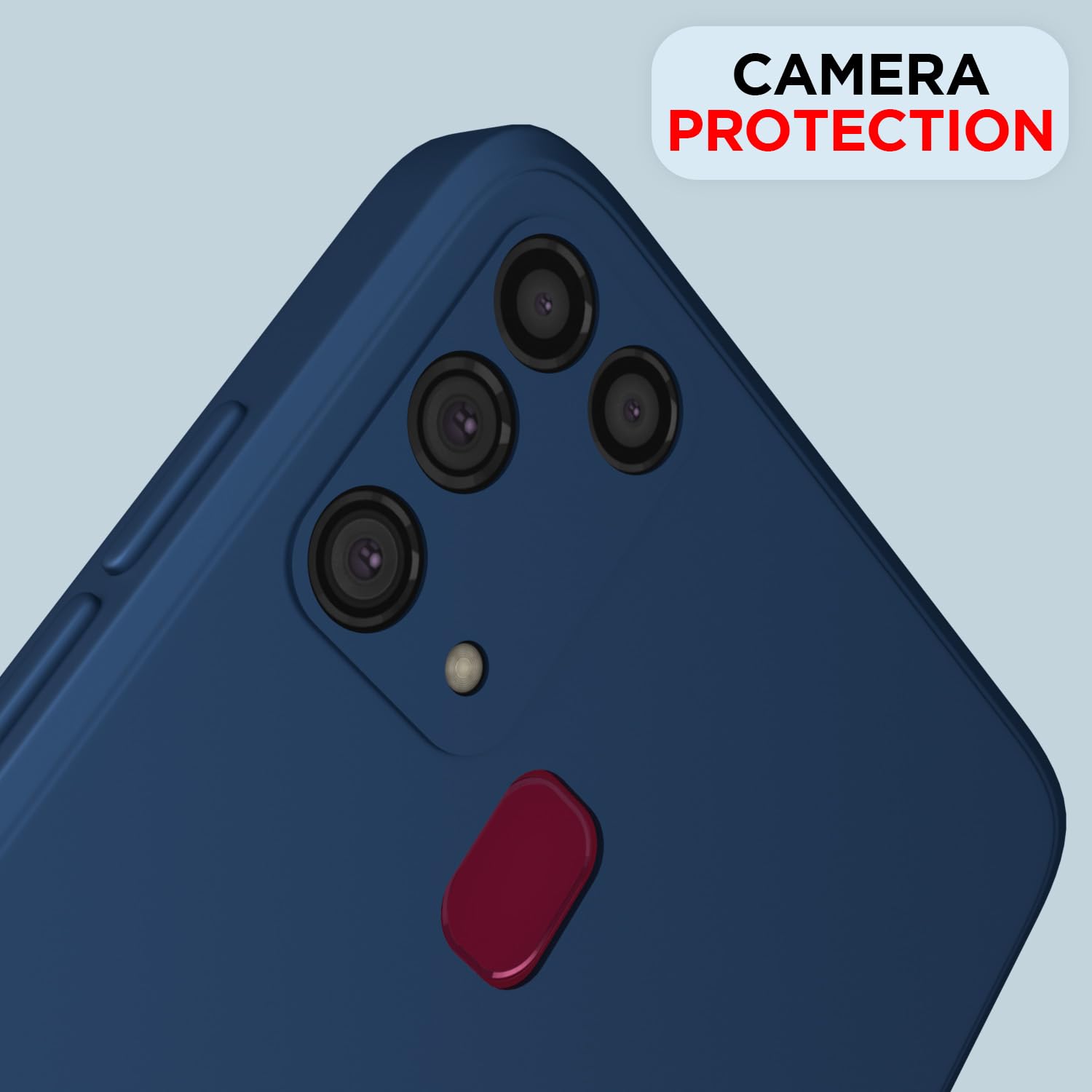 Samsung M31/M31 Prime/F41 mobile cover in blue by Pikkme – photo 5