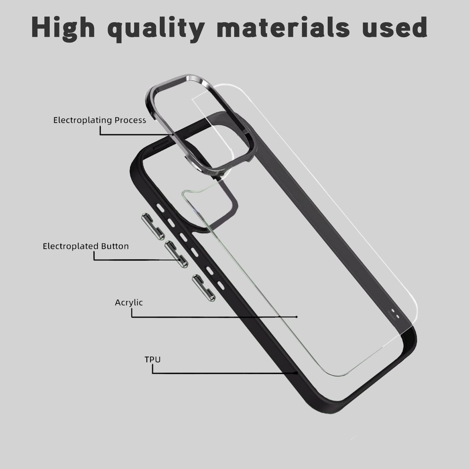 Pikkme black mobile cover for Vivo V23 Pro 5G – photo 2