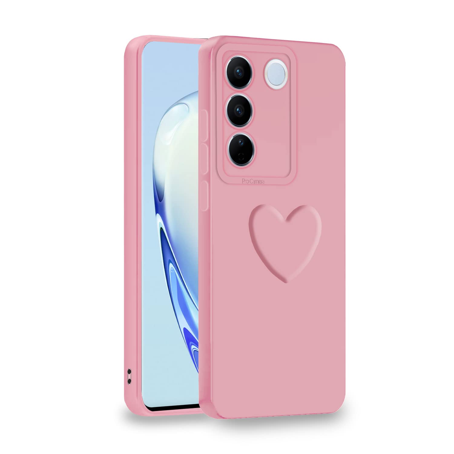 Vivo V27 5G mobile cover in pink by Pikkme