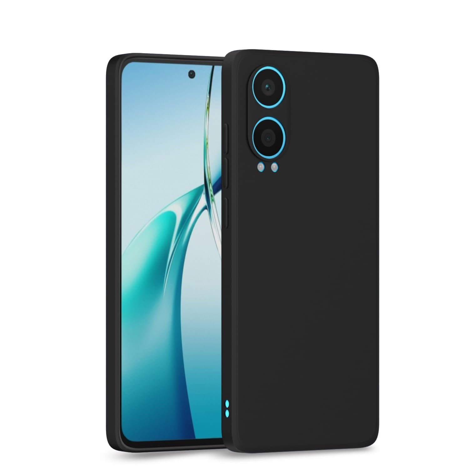 Pikkme  OnePlus Nord CE4 Lite 5G  Liquid Silicone Back Cover - Black