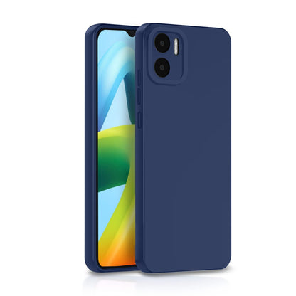Blue Liquid Silicone back cover for Redmi A1/A2 – Pikkme