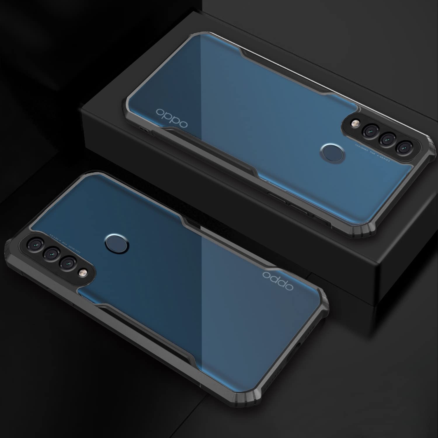 Oppo A31 Hybrid back cover in black by Pikkme – photo 5