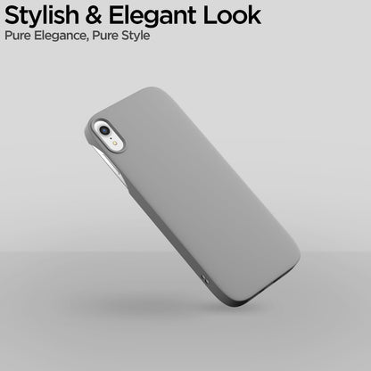 Pikkme  iPhone XR SideCut Back Cover (Grey)
