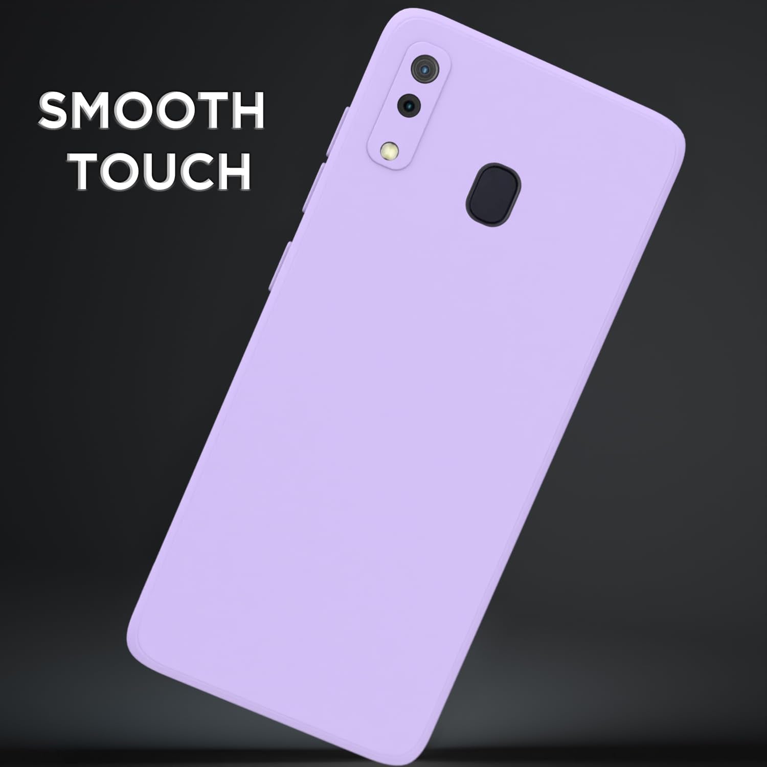 Pikkme Samsung Galaxy A20 / A30 / M10s Liquid Silicone Back Cover | Purple