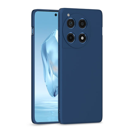  OnePlus 12R 5G Liquid Silicone Back Cover-Blue