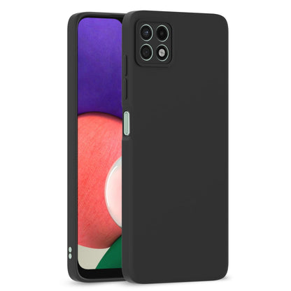 Black Matte mobile cover for Samsung A22 – Pikkme