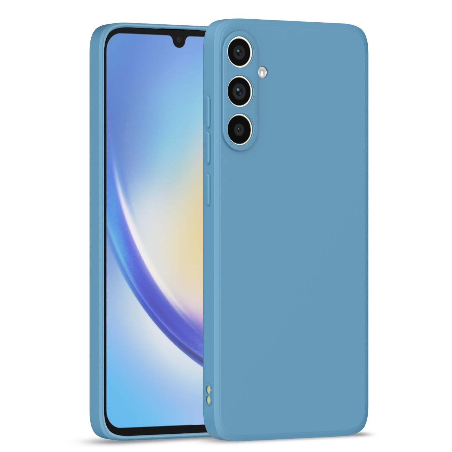 Pikkme Samsung A34 5G aqua blue phone cover