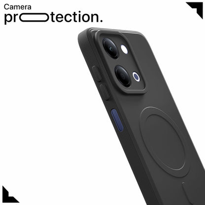 Black MagSafe mobile back cover for Vivo Y11/T5 Lite 5G – Pikkme – photo 5