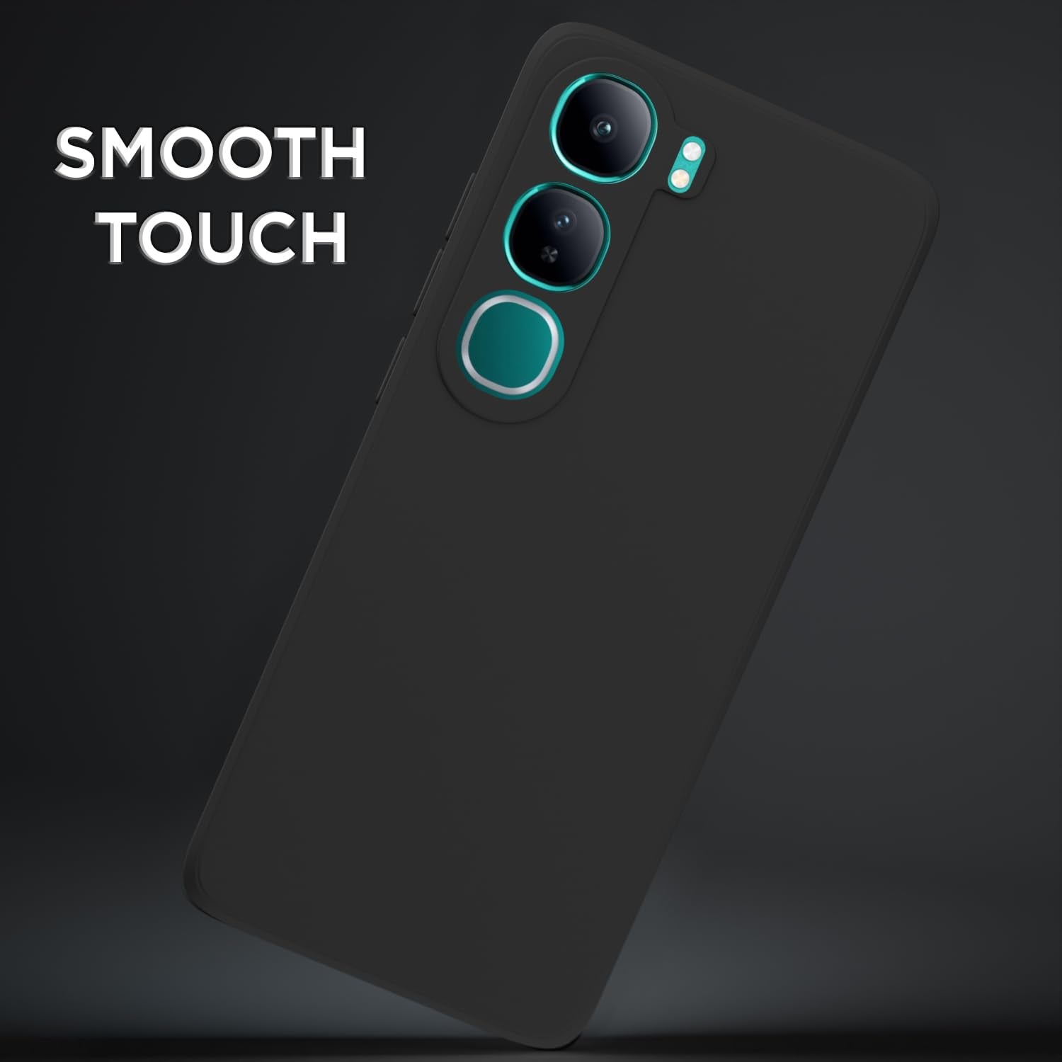 Black mobile back cover for Vivo Y300/V40 Lite 5G – Pikkme – photo 7