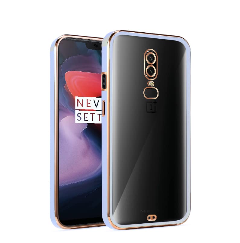OnePlus 6 Chrome mobile cover in purple by Pikkme